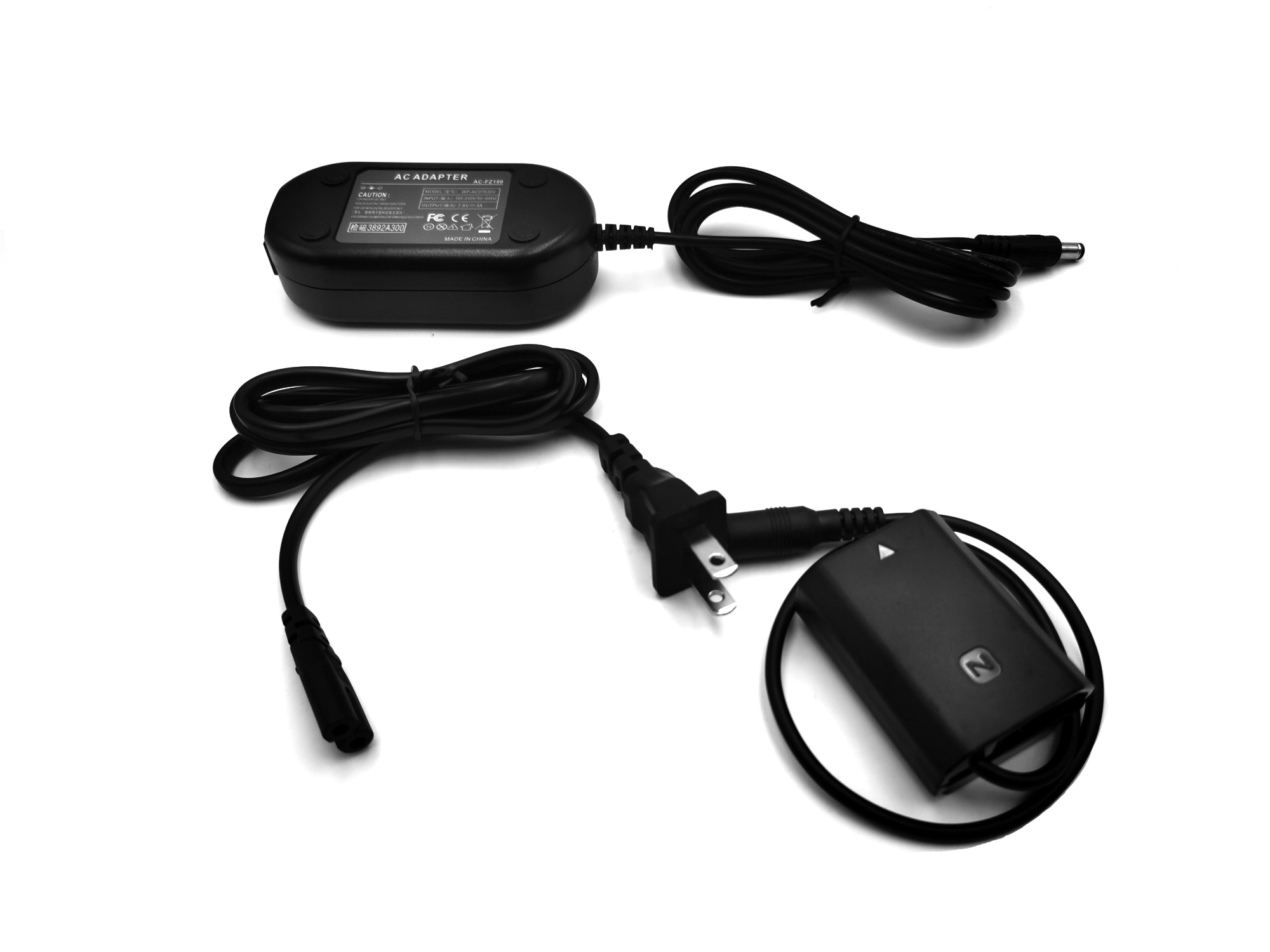 NPFZ100 AC Power Adapter Kit for Sony BCQZ1 Battery Charger and Alpha